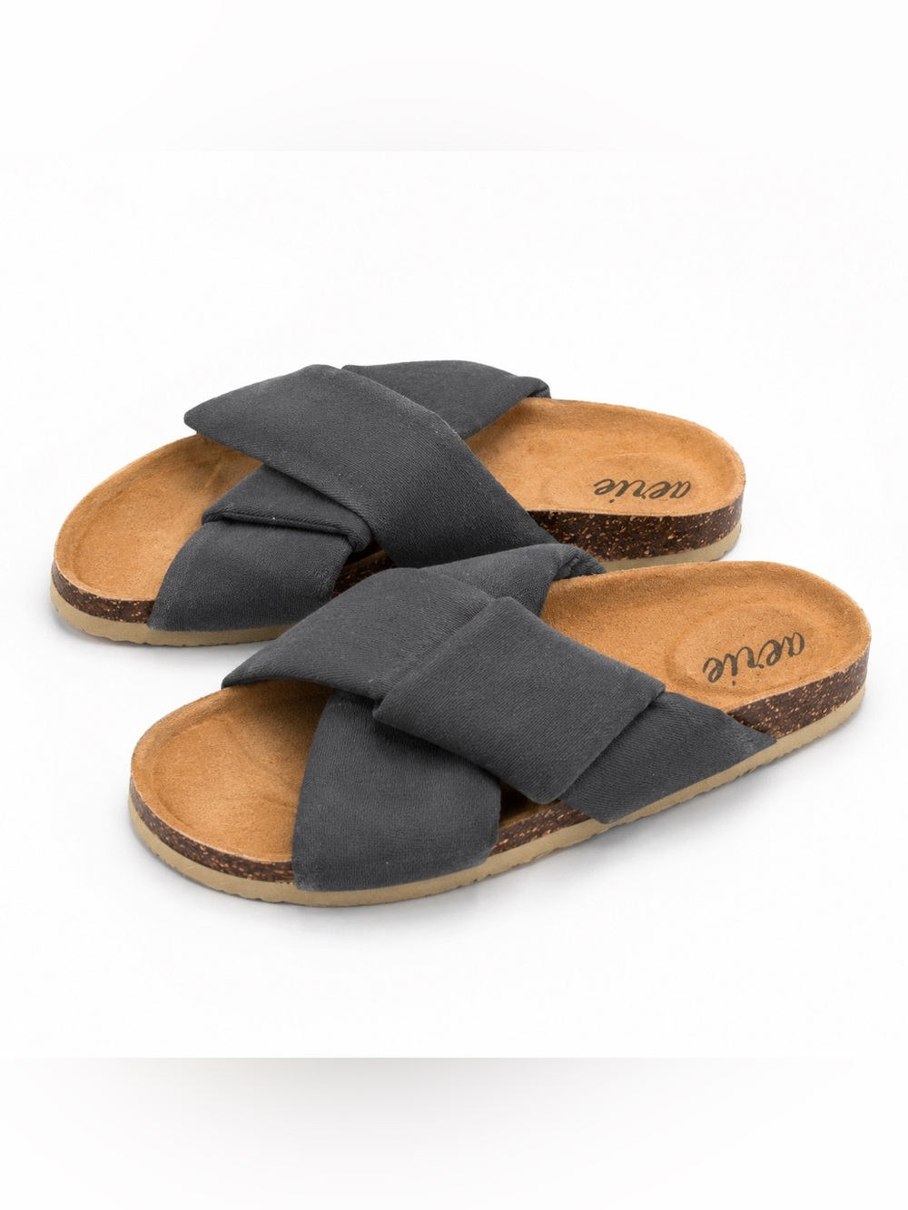 Aerie Criss Cross Slide Sandals – Black | Women’s
